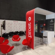 5 x 5m Stand mit Stand und Theke