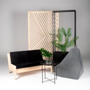 ZERO WASTE SOFA BLACK